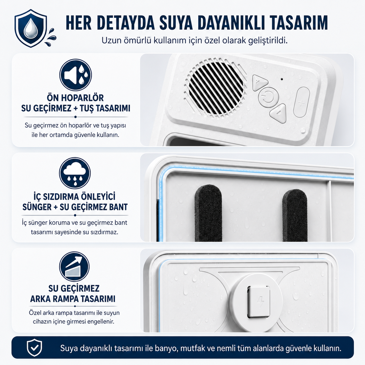 Velnume™ Su Geçirmez Akıllı Telefon Tutucu & Bluetooth Hoparlör