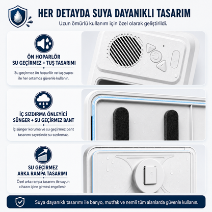 Velnume™ Su Geçirmez Akıllı Telefon Tutucu & Bluetooth Hoparlör