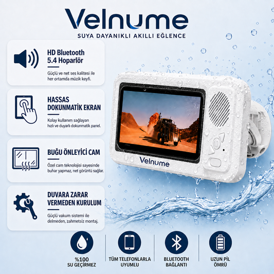 Velnume™ Su Geçirmez Akıllı Telefon Tutucu & Bluetooth Hoparlör